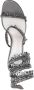 René Caovilla Cleo crystal-chandelier sandals Grey - Thumbnail 4