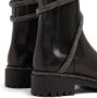 René Caovilla Cleo crystal-embellished leather boots Black - Thumbnail 4