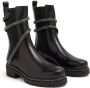 René Caovilla Cleo crystal-embellished leather boots Black - Thumbnail 5