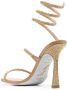 René Caovilla Cleo crystal-embellished sandals Gold - Thumbnail 3