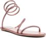 René Caovilla Cleo crystal-embellished sandals Pink - Thumbnail 2