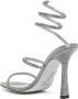 René Caovilla Cleo crystal-embellished sandals Silver - Thumbnail 3