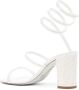 René Caovilla Cleo embellished leather sandals White - Thumbnail 3