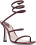 René Caovilla Cleo wraparound crystal-embellished 110mm pumps Red - Thumbnail 2