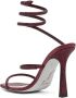 René Caovilla Cleo wraparound crystal-embellished 110mm pumps Red - Thumbnail 3