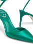 René Caovilla crystal ankle strap pumps Green - Thumbnail 2
