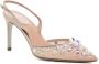 René Caovilla crystal-embellished 80mm slingback pumps Neutrals - Thumbnail 2