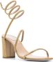 René Caovilla crystal-embellished 85mm sandals Gold - Thumbnail 2
