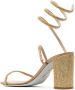 René Caovilla crystal-embellished 85mm sandals Gold - Thumbnail 3