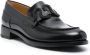René Caovilla crystal-embellished leather loafers Black - Thumbnail 2