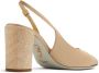 René Caovilla crystal-embellished leather pumps Neutrals - Thumbnail 3