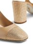 René Caovilla crystal-embellished leather pumps Neutrals - Thumbnail 4