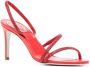 René Caovilla crystal-embellished open-toe sandals Red - Thumbnail 2