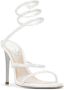 René Caovilla crystal-embellished spiral sandals White - Thumbnail 2