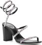 René Caovilla crystal embellished strappy sandals Black - Thumbnail 2