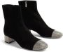 René Caovilla crystal-embellished suede boots Black - Thumbnail 5