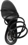 René Caovilla crystal-embellished wraparound leather sandals Black - Thumbnail 4