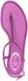 René Caovilla Diana rhinestone-embellished flat sandals Purple - Thumbnail 4