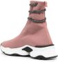 René Caovilla glitter-wrap sock-ankle sneakers Pink - Thumbnail 3