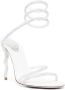 René Caovilla jewelled stiletto sandals White - Thumbnail 2