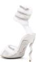 René Caovilla Lapin fur-embellished 110mm sandals White - Thumbnail 3