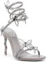 René Caovilla Margot 105mm crystal-embellished sandals Grey - Thumbnail 2