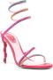 René Caovilla Margot 105mm leather sandals Pink - Thumbnail 2