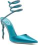 René Caovilla Margot 105mm rhinestone-embellished pumps Blue - Thumbnail 2