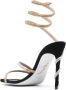René Caovilla Margot 110mm crystal sandals Black - Thumbnail 3