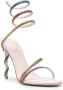 René Caovilla Margot 120mm crystal-embelished sandals Pink - Thumbnail 2