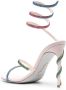 René Caovilla Margot 120mm crystal-embelished sandals Pink - Thumbnail 3