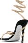René Caovilla Margot 120mm leather sandals Gold - Thumbnail 3