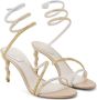 René Caovilla Margot crystal-embellished sandals Gold - Thumbnail 2