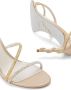 René Caovilla Margot crystal-embellished sandals Gold - Thumbnail 4