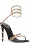 René Caovilla Margot 120mm jewelled snake sandals Black - Thumbnail 2