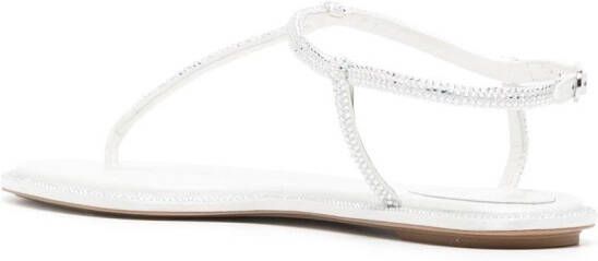 René Caovilla Moonlight thong-strap sandals White