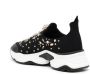 René Caovilla Morgana rhinestone-embellished sneakers Black - Thumbnail 3