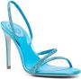 René Caovilla crystal-embellished slingback 110mm sandals Blue - Thumbnail 2