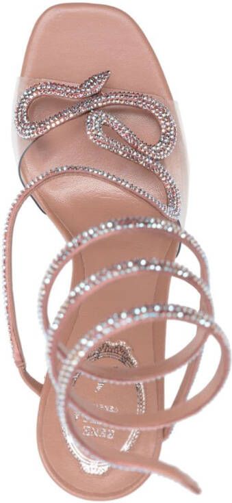 René Caovilla Rene Peggy 120mm sandals Pink