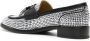 René Caovilla rhinestone-embellished leather loafers Black - Thumbnail 3