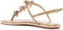 René Caovilla rhinestone-embellished leather sandals Gold - Thumbnail 3