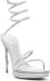 René Caovilla rhinestone-embellished spiral-bound sandals Silver - Thumbnail 2
