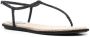 René Caovilla rhinestone embellished thong sandals Black - Thumbnail 2