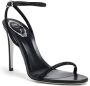 René Caovilla rhinestone-embellishment heeled sandals Black - Thumbnail 2