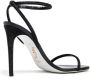 René Caovilla rhinestone-embellishment heeled sandals Black - Thumbnail 3