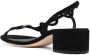 René Caovilla snake-embellished suede sandals Black - Thumbnail 3