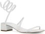 René Caovilla spiral-design 35mm sandals White - Thumbnail 2