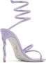 René Caovilla spiral-design heeled sandals Purple - Thumbnail 3