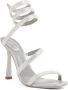 René Caovilla spiral-design heeled sandals Silver - Thumbnail 2