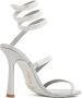 René Caovilla spiral-design heeled sandals Silver - Thumbnail 3